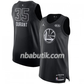 NBA Mænd Trøje Golden State Warriors Kevin Durant 35 2018 All Star Jordan Brand Sort Swingman